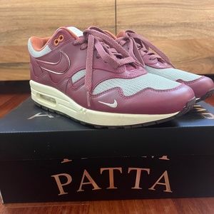 The Patta x Nike Air Max 1 Rush Maroon